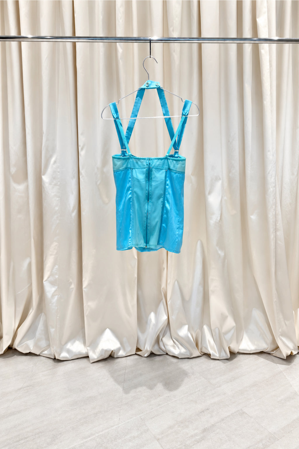 DENNY ROSE Turquoise Corset Top