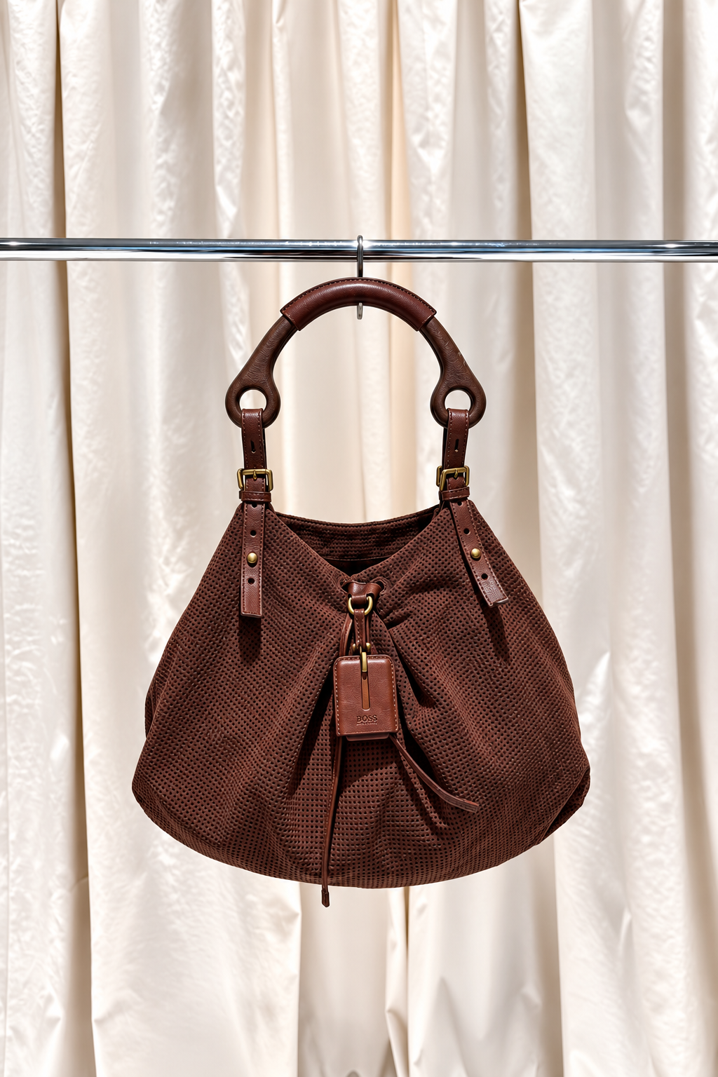 HUGO BOSS Brown Leather Bag